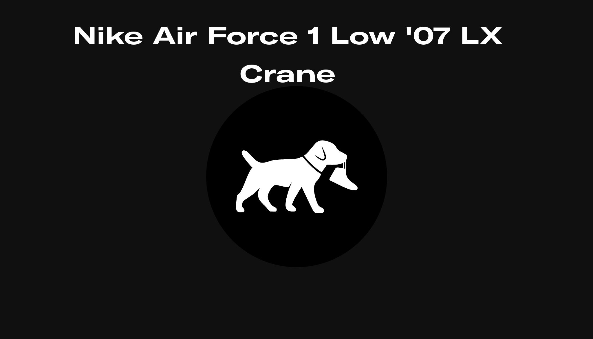 Nike Air Force 1 Low '07 LX Crane, Raffles and Release Date | Sole Retriever